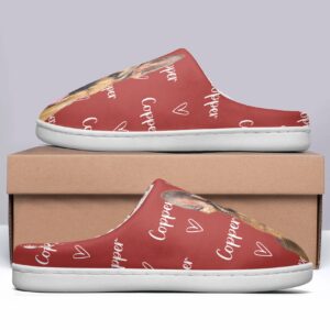 Custom Photo Pet Name Personalized Photo Slippers 3