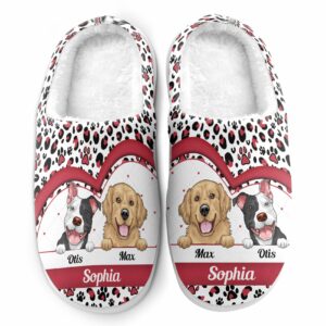 Cute Dog – Personalized Slippers