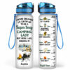 Never Dreamed I’d Grow Up To Be A Super Sexy Camping Lady – Gift For Camping Lovers – Personalized Custom Water Tracker Bottle