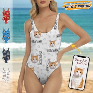 geckocustom custom cat photo with accessory pattern swimsuit k228 889002 33363827916977