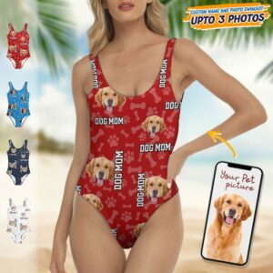 geckocustom custom dog photo with accessory pattern swimsuit k228 889004 33363893878961