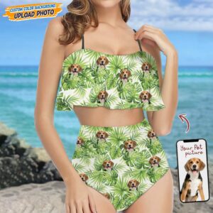 geckocustom custom dog photo with pattern bikini swimsuit ta29 889346 33725799563441