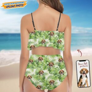 geckocustom custom dog photo with pattern bikini swimsuit ta29 889346 33725799596209