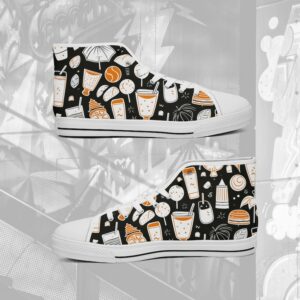 Zebra Canvas Shoes, Zebra Gift, Zebra Present, Zebra Footwear, Zebra Design, Zebra Shoe WF57