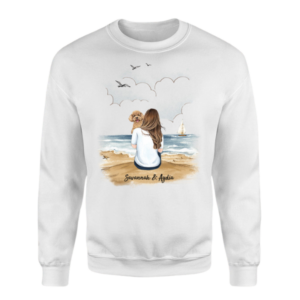 Personalized Sweater gifts for dog lovers – Dog Mom – Beach