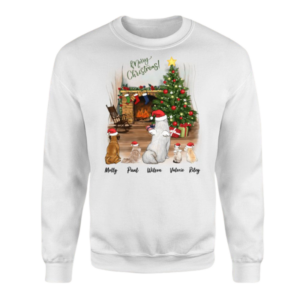 Personalized dog cat dad mom Sweater Christmas gifts for dog cat lovers